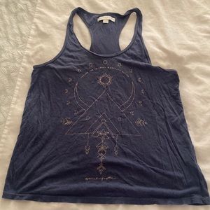 Blue spiritual gangster tank